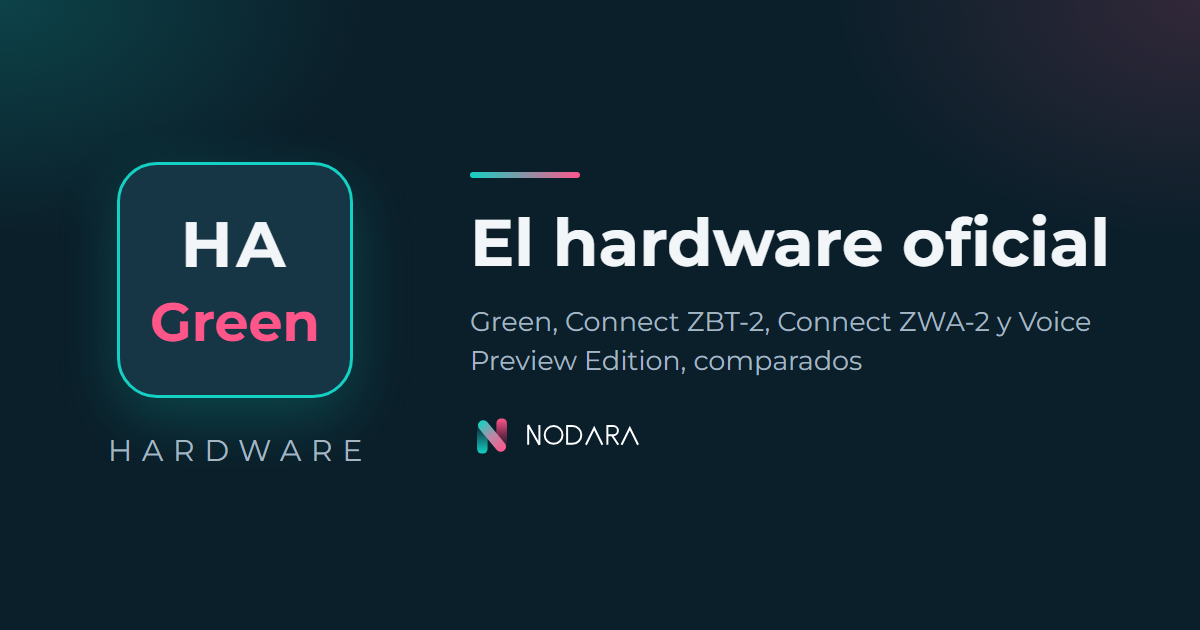 Sello HA Green junto al titular «El hardware oficial»