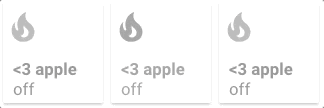 Botones de button-card con estilo similar a los de Apple Home, animados al pulsar